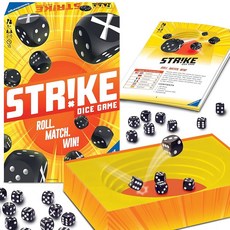 Ravensburger Strike - 어린이 및 성인용 클래식 주사위 게임 롤. 매치. 승리!, 라벤스부르거 Ravensburger Strike - 어