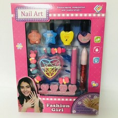 兒童彩妝套裝 現貨修指甲組 兒童指甲油 唇膏 戒指 髮夾 家家酒 兒童修容組, 1個