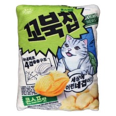 icat 寵喵樂 帶繩調味棒 貓草玩具 韓國零食玩具, 1個, 貓玩具-烏龜貓餅