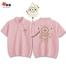 潮野屋 天眼捕夢網 圖騰 POLO衫 短T 衣服 短袖上衣 歐美 潮T 可愛 潮流 街頭 創意 休閒 WPD-837