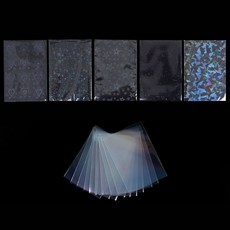 포토 슬리브 57x88mm 10P 카바 봉투 중고등학생 투명, 하트