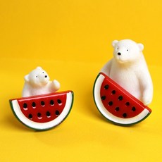 데코 장식 미니어처 파츠 액세서리 - 수박 라운드