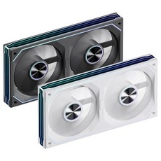 아이구주 GX240 PWM ARGB 리버스 (화이트) 케이스쿨러, 선택없음, 1개, 선택없음