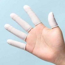 고무손가락 라텍스 손가락보호 손골무, 1개, M 500g (약750개)
