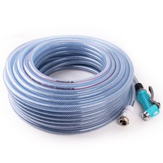 블랙라이거 편사호스 내경16mm + 원터치 커넥터 + 원터치 분사기 세트, 15m, 혼합색상