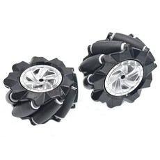 메카넘휠 유니버셜 모터 기어 조립 부품 컨트롤러, 48mm, 3mm 커플링, 1개