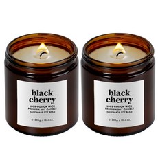 1+1 아로마컴퍼니 루체 소이 캔들 라지자 대용량 아로마 향초 불멍 힐링 명품 프리미엄 갈색병 캔들, 더스크 우드 (고급스러운 니치향), 이브닝 듀 (씻고나온 비누향), 380g, 2개