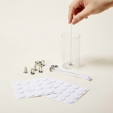스티커 재료 심지 캔들 소이 DIY 스티커제작 라벨지 방수스티커 다꾸용품 폰꾸미기 카페, 스티커 055320DC