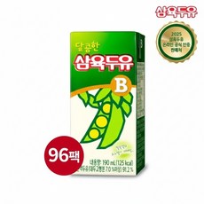[삼육두유] 달콤한 두유B 190ml x 96팩, [삼육두유] 달콤한 두유 B 190ml x 96팩309