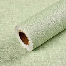 홈마트 접착식 방수방오 프리미엄 벽지, 연그린