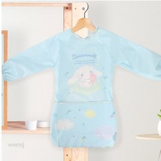 시나모롤 일체형 앞치마 세트 어린이방수앞치마