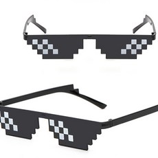 로에드 프리미엄 8비트 블랙 픽셀 떠그라이프 선글라스
