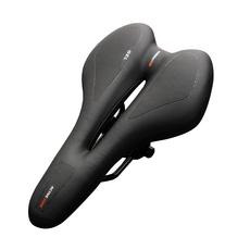 AjaeBang Premium Gel Cushion 舒適自行車鞍座, 紅色