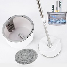 에코베스트 통돌이회전밀대 스핀밀대 청소밀대 회전걸레 통돌이 물걸레청소기, 1개