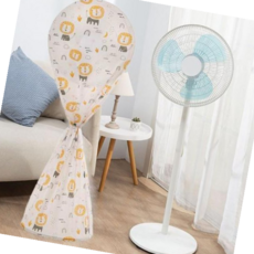 일체형선풍기커버 깔끔하고 편리한 선풍기 보관 덮개 커버 정리 용품, 03.핑크플라워