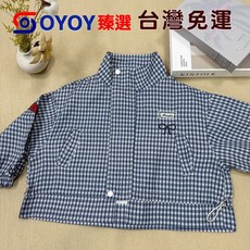 OY1 2025 韓版 女童 中大童 春秋 百搭 格子 外套