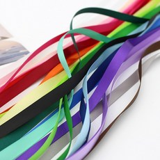 (인형소품) 10mm 공단리본, 아이보리, 1개