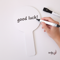 원형 골든벨 화이트 미니 휴대용 팻말 퀴즈 보드, 미니화이트보드_원형_1개