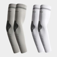 COOL8 자외선차단 남자 여성 쿨토시 팔토시 1+1, 그레이+화이트, 2개