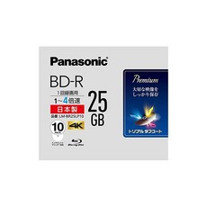 파나소닉 4배속 블루레이 디스크 단면 1층 25GB(추가형) 10장 세트