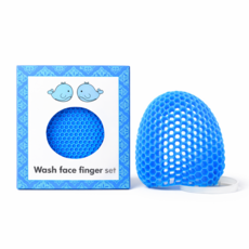 KEXMOO 벌집 샤워 글러브 TPU 스크럽 샤워장갑, 1개, 1개입, 블루-S