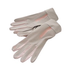 SPORT LOVE抗UV防曬涼感手套，觸控螢幕相容，輕薄透氣，戶外運動適用, 珍珠灰色, 1PAIR