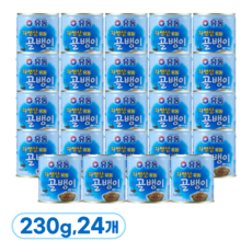 유동 골뱅이 통조림, 230g, 24개