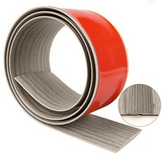 자가 접착식 바닥 이음매 스트립 카펫에서 타일로 변환 내마모성 문턱 커버 라미네이트 PVC 연결 가정용, 03 5CM, 06 Grey Wood Grain