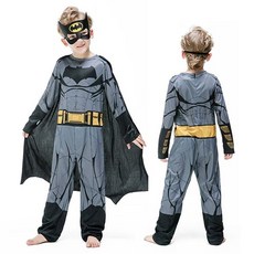 베트맨 코스튬 일반형 할로윈 파티복 코스프레 남아동 베트맨의상 배트맨가면 배트맨망토 할로윈데이 생일파티+글로벌커머스랩벌Shop