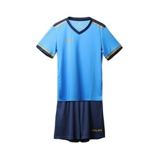 [케르메] 주니어 축구 웨어 아이 트레이닝 상하 세트 (블루 150 cm)