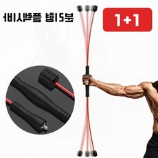 코어 운동 분리형 진동 플렉시바 헬스 가정 근력 어깨 1+1, 상세페이지 참조, one  분리형 플렉시바(레드)