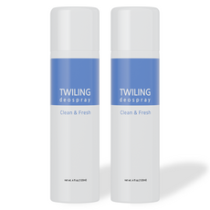 트윌링 발 겨드랑이 땀 냄새 제로 데오드란트 쿨링 스프레이, 2개, 120ml