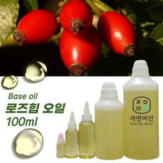 에코문 로즈힙오일-정제 100ml / 천연 화장품 비누 만들기 DIY 재료, 1개