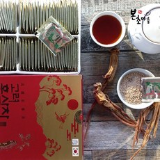 [본초마을] 고려홍삼차 홍삼차 고려홍삼 홍삼가루 홍삼정 건삼 홍삼, 3g, 100개입, 1박스