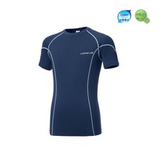 라페어 LAFFAIR 솔리드 반소매 네이비 남여공용 래쉬가드 LGMH1601-NY 458571