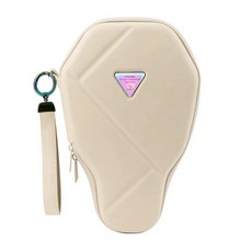 Stiga 賽博六角硬殼拍套 PU皮革 防潑水 小楊哥卓球小鋪, 深邃黑, 1個