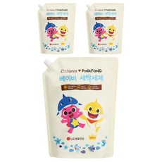 베비언스 핑크퐁 베이비 세탁세제 2200ml_3개, 2.2L