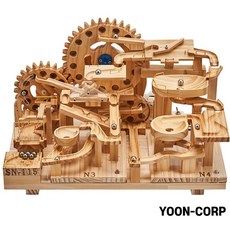 조립식 골드버그 장치 구슬굴리기 트랙 창의력 구슬 취미 퍼즐, A. 2024 플래그십, 1개