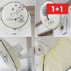 벽걸이히터 선풍기 열풍기 사무실 화장실 난방 1+1, one  자작나무