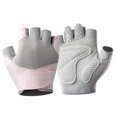 제이엔 여자 헬스장갑 웨이트 반장갑, 핑크