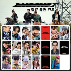 Long Shot 롱샷남돌 권오율 포토카드 굿즈 아이돌포카 박재범 JL-1688-101708-4995300, 블랙, 풀세트(4개)