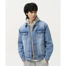 토피 TOFFEE 워시드 데님 트러커 자켓 LIGHT BLUE