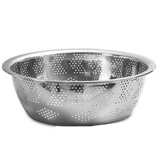 스텐믹싱볼 키친아트 스텐다라이 타공 채반 믹싱볼 야채대야 58cm