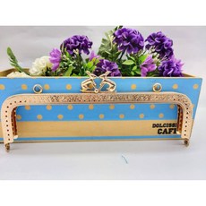 方形口金 20.5公分 6.5公分高 蝴蝶結 小鳥 小兔子 古銅口金 淺金色 雙耳口金 壓花口金 愛心手, 1個, 小兔子頭淺金色20.5*6.5公分高