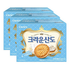크라운산도 크림, 161g, 27개