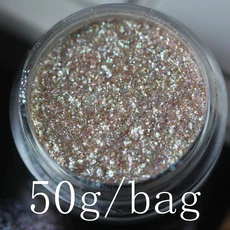 듀오 크롬 카멜레온 파우더 홀로그램 Shinging 마찰 안료 비누 만들기 용 고광택 매니큐어 먼지 화장품, 01 7071      50g