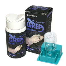 지렙 본 야행성 파충류 칼슘제 크레스티드게코 도마뱀 녹십자수의약품 칼슘 소형 자동급수기 색상랜덤