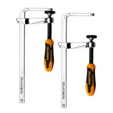 POWERTEC 빠른 나사 U201D 용량 테이블 트랙 펜스 시스템 레일 XTENDER BOW 레일 400 목구멍 깊이 클램핑 71409 클램프 U201D 가이드 가이드 2PC