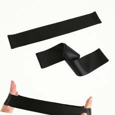 홈트레이닝 휴대용 라텍스 고무 헬스 스트레칭 밴드 쓱템, 1개