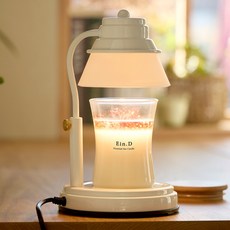 캔들백화점 (국내산)높낮이 조절 워머 + 미니 안개꽃 디자인캔들 세트, 화이트머스크300g, 매직 타이머 화이트